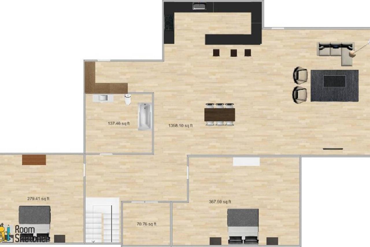 蒙特朗布朗Les Eaux 227-3 Large 3 Bdr With Mountain View公寓 外观 照片